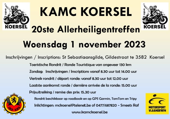 kamc koersel 1 nov 2023